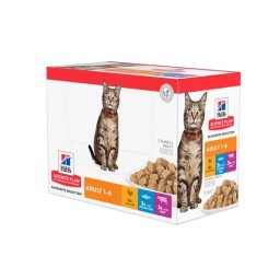 Hill’s Science Plan Adult Multipack 12×85g – Piletina 6kom, Govedina 3kom, Okeanska Riba 3kom