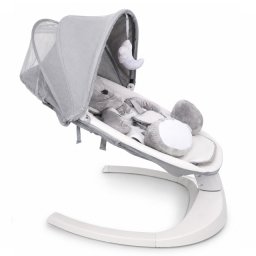 BBO BELLA PLUS električna ležaljka / ljuljaška za bebe 0+ White Bear