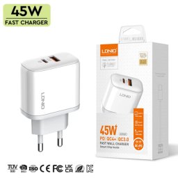 Ldnio A2526 zidni punjač 45W