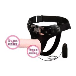 Strap-on pojas sa realističnim nastavkom i vibracijom