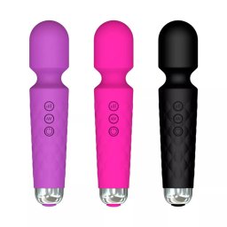 Mini AV Wand vibrator (vodootporan, 20 brzina) ljubičasta