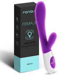Zeka vibrator sa reljefnim perlicama (23 cm)