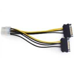 E-Green Naponski kabl 2xSata-8 pin-a za PCIe