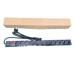 ExeLink Razvodni PDU panel za rack 19 in, sa 12 uticnih mesta, kabl 2m (aluminijum)