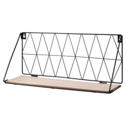 Frame square 10 metalna polica za zid crna 48 x 1 3x 20cm ( 720037 )