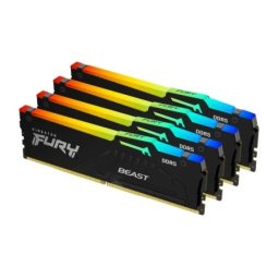 Kingston Fury Beast RGB KF560C40BBAK4-64 Memorija DDR5 64GB (4x16GB) 6000MT/s