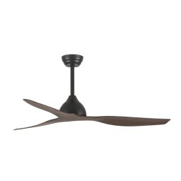 Plafonski ventilator sa daljinskim upravljačem, 132 cm, 30W, tamna boja drveta