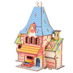 Čarolijashop 3d drvena slagalica - Vila cveća ( 422)