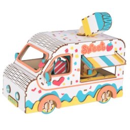 Čarolijashop 3d drvena slagalica - SLADOLEDŽIJIN AUTOMOBIL ( 440)