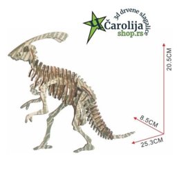 Čarolijashop 3d drvene puzzle - PARASAUROLOPHUS ( 797)