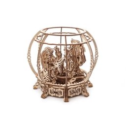 Ugears 3d drvene eko puzzle - MEHANIČKI AKVARIUM ( 972)