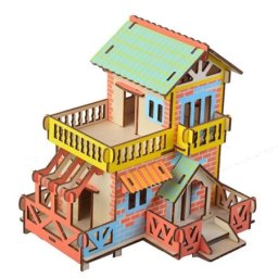 3d eko drvene puzzle - SEOSKA KUĆA ( 1217)