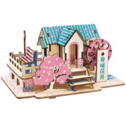 Čarolijashop 3d eko drvena puzzle - PROLEĆNA VILA ( 1238)