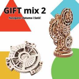 Ugears 3D mix 2: Navigator i Satić ( 8276)