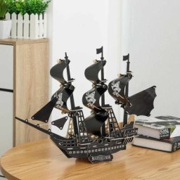 Čarolijashop 3d drvena slagalica - CRNI BISER ( 682)
