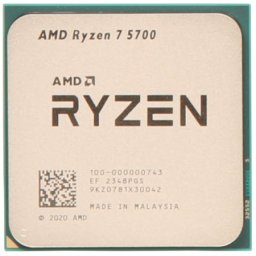 AMD Ryzen 7 5700 8C/16T, 3.70-4.60GHz 100-000000743 Tray CPU AM4