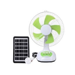 Stoni punjivi ventilator sa solarnim panelom i LED lampom ( 300-20518 )