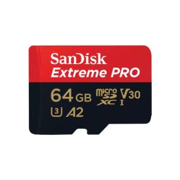 SanDisk micro SDXC 64GB Extreme PRO, SDSQXCU-064G-GN6MA sa adapterom
