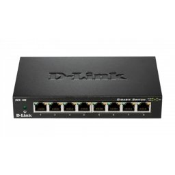 LAN Switch D-Link DGS-108GL/E 10/100/1000Mbps 8port Metal Gigabit