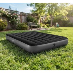 Intex Dura-Beam Vazdušni krevet Queen Downy sa ugrađenom nožnom pumpom 203cm x 152cm x 25cm ( 64763 )