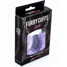 Metalne lisice sa lila krznom Furry