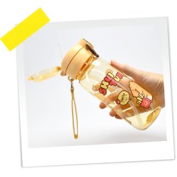 FLAŠICA ZA VODU PASTEL MIX 4 MOTIVA 600 ML OP25095 WY