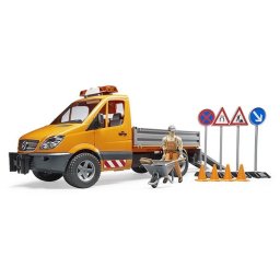 Kamion MB Sprinter putar sa dodacima Bruder 025373