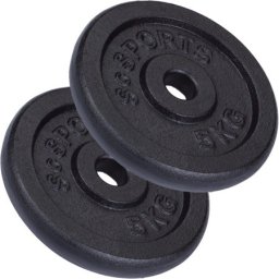 Gorilla Sports Tegovi od livenog gvožđa 30/31 mm 10-20 kg ( 10002966 )