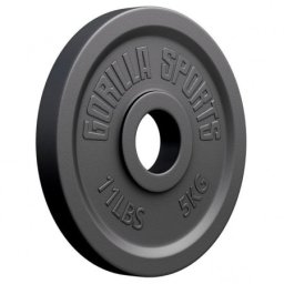 Gorilla Sports Olimpijski tegovi od livenog gvožđa 50/51 mm ( 101187-00002-0010 )