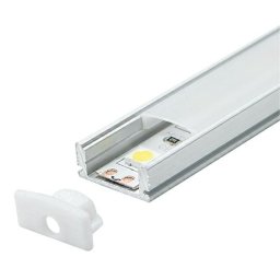 Nadgradni aluminijumski profil za LED trake 17,4 × 7 mm (Boja profila: Siva)