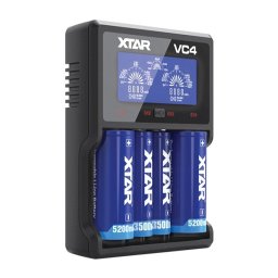 Univerzalni punjač akumulatora 1/4 sa displejom XTAR-VC4