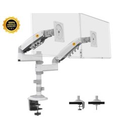 North bayou H180 stoni nosač za dva monitora beli 17-27 inča