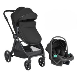 KikkaBoo kolica jean 2in1 set sa I-size autosedištem black ( kkb11268 )