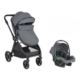 KikkaBoo kolica jean 2in1 set sa I-size autosedištem dark grey ( kkb11269 )