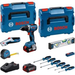 Bosch akumulatorski set GSR 18V-65 + 2x GBA 18V 5,0Ah + 19-delni set ručnog alata, 0615A5007K ( 0615A5007K )