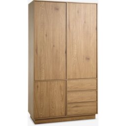 Ormar 120x214 3 vrata 3 fioke topao hrast boja