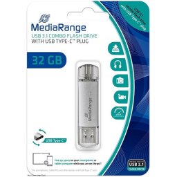 MEDIARANGE GERMANY 32GB/3.0/COMBO SA USB TYPE-C PLUG(OTG)/MR936