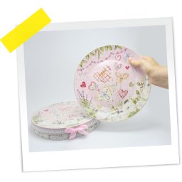 TANJIR SET 2/1 ROZE LOVE 26 CM OP25444 WY
