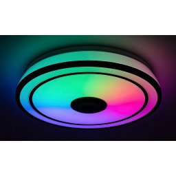 SMART LED PLAFONJERA 24W RGB CCT SA DALJINSKIM I BLUETOOTH ZVUČNIKOM 71030 NICOLAUS RABALUX