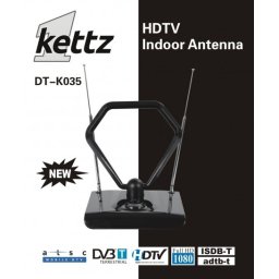Sobna TV/FM antena Kettz DT-K035 + pojačivač ( 00K035 )