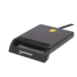 Manhattan 102049, black USB smart card reader