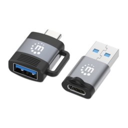 Manhattan 356329 USB 3.0 - USB-C M/F - F/M set 2 adaptera