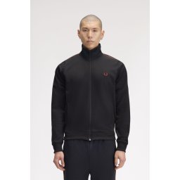 FRED PERRY TAPED JAKNA BLACK