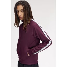 FRED PERRY TAPED JAKNA PLUM