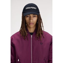 FRED PERRY GRAPHIC KACKET NAVY