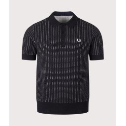 FRED PERRY BOUCLE DOT MAJICA BLACK