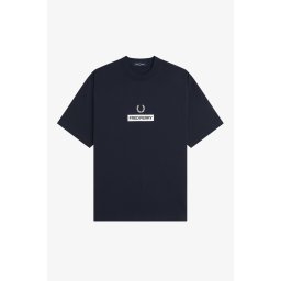 FRED PERRY GRAPHIC MAJICA NAVY