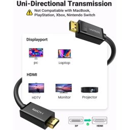 Ugreen dp101 displayport kabl na hdmi 4k@30hz 1.5m ( 10239 )
