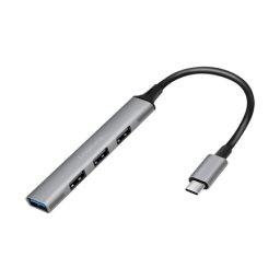 Logilink hub type c ultra slim, 4 x usb-a, aluminimum ( 6584 )