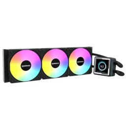 Raidmax lm360 argb cpu liquid cooler with animation display - Vodeno hlađenje crno (LM360BK) F